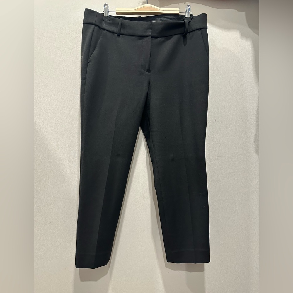 J.CREW Black Cameron Slim Cropped Pant size 12